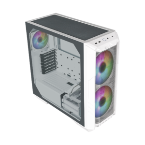 Cooler Master HAF 500 White – ARGB Mid-Tower ATX Case