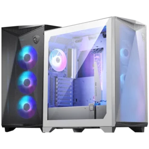 MPG GUNGNIR 300R Airflow – Black & White Gaming Case
