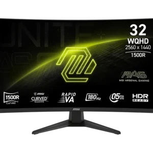 MSI MAG 321CQF E18 32" Curved QHD 180Hz Gaming Monitor