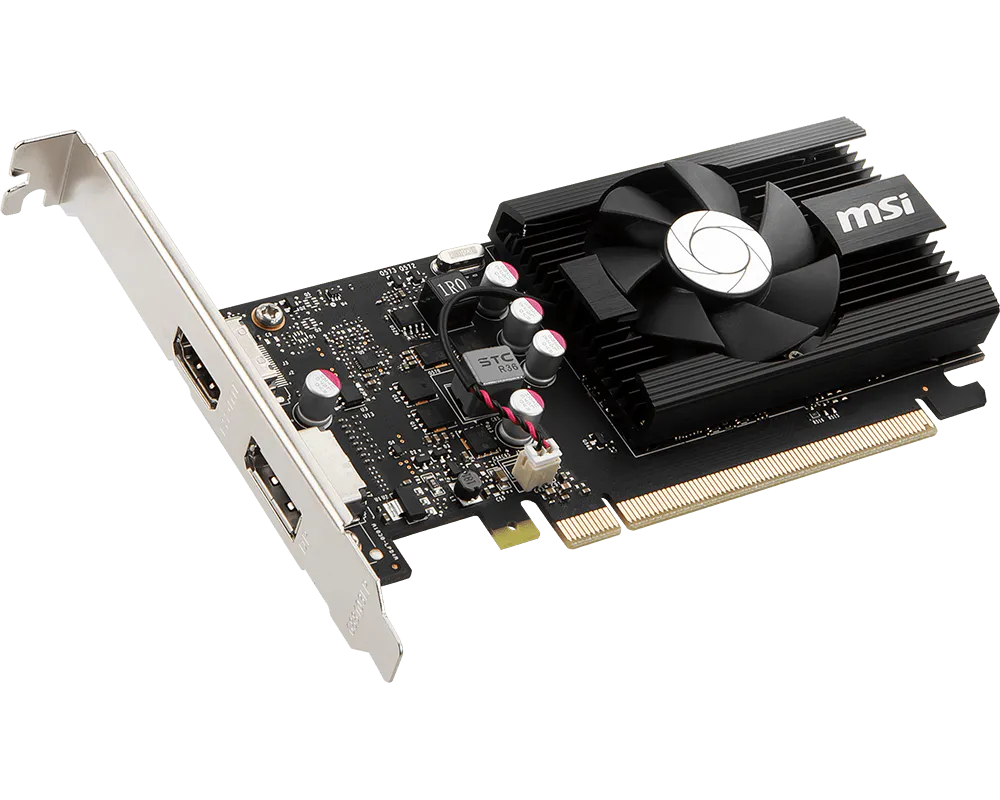 MSI GeForce GT 1030 4GD4 LP OC Low-Profile Graphics Card - Image 4
