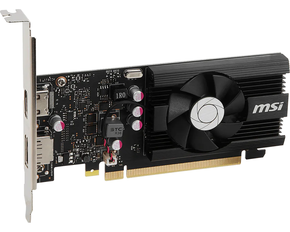 MSI GeForce GT 1030 4GD4 LP OC Low-Profile Graphics Card - Image 3
