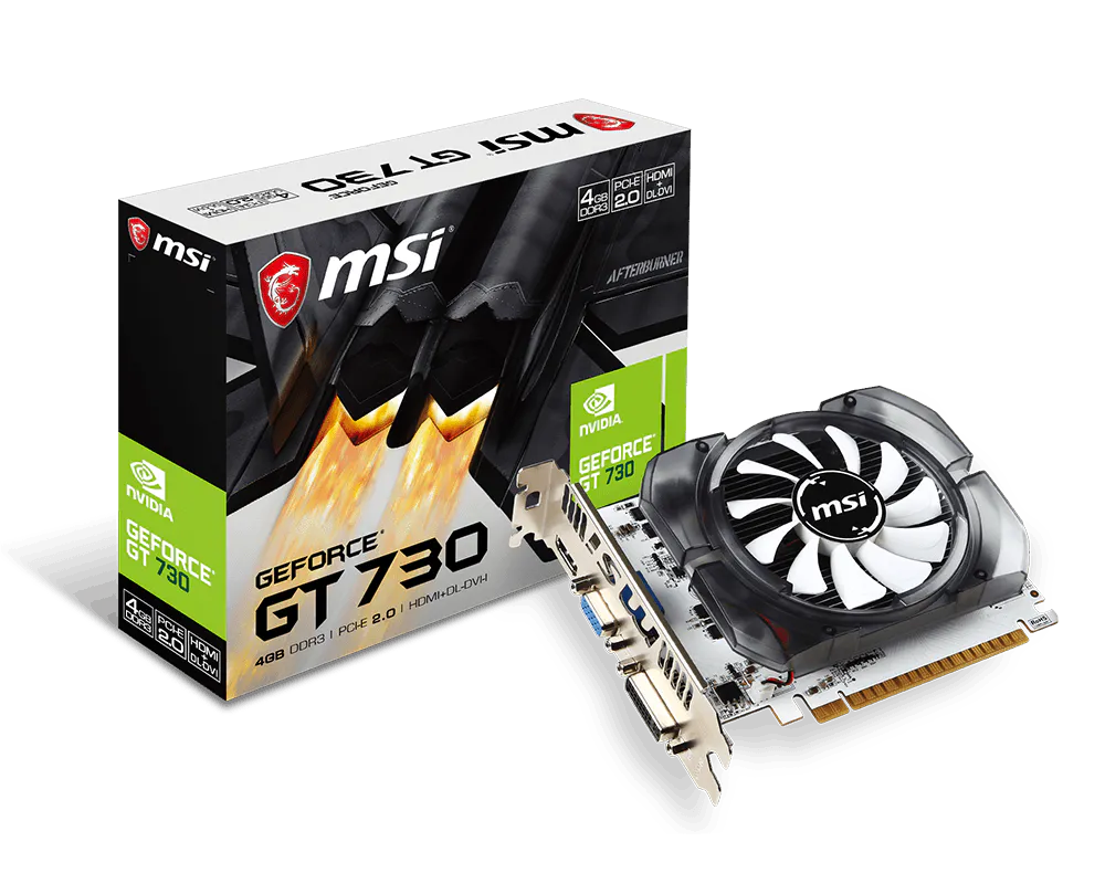 MSI N730-4GD3V2 4GB DDR3 Budget Graphics Card