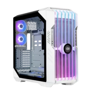 Cooler Master HAF 700 EVO White – E-ATX ARGB Case with LCD Display