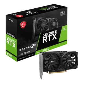 MSI GeForce RTX 3050 VENTUS 2X E 6G OC Graphics Card