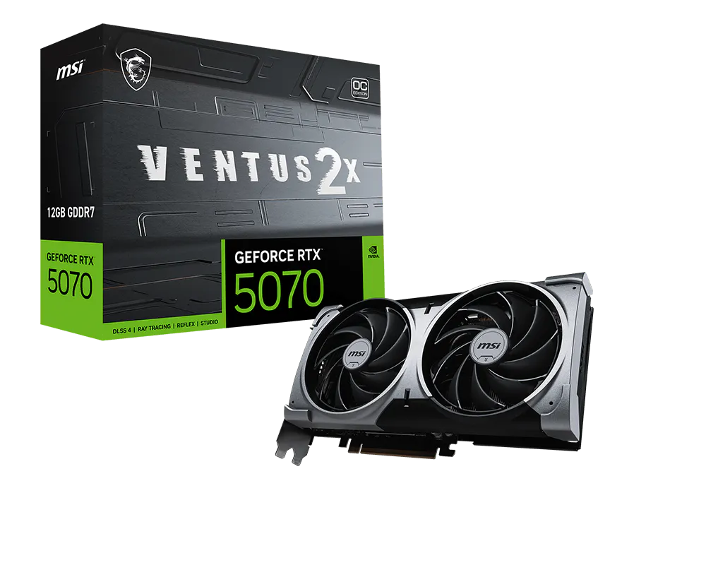GeForce RTX™ 5070 12G VENTUS 2X OC