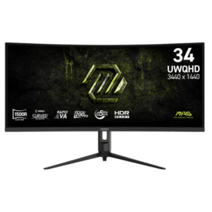 MSI MAG 342CQRF E20 34-inch UWQHD 200Hz Curved Gaming Monitor