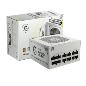 MSI MAG A850GL PCIE5 WHITE 850W Gold - Fully Modular