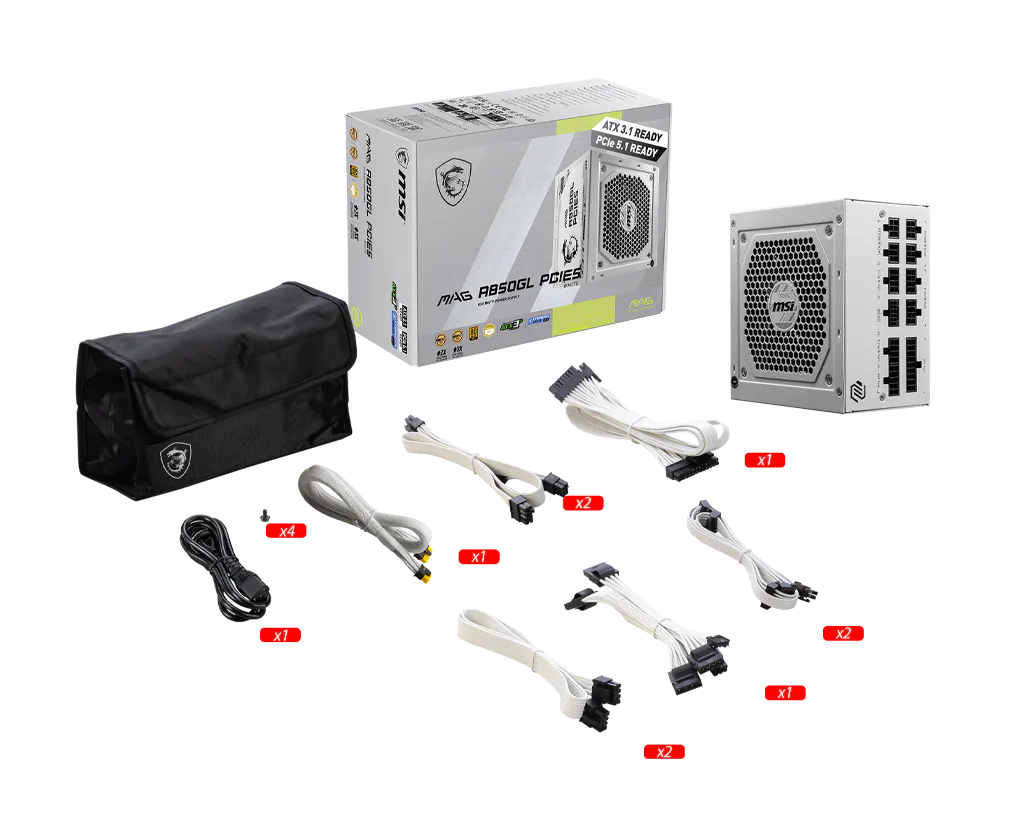 MAG A850GL PCIE5 WHITE 4