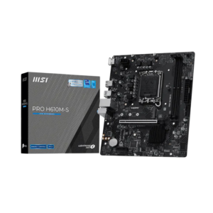 MSI PRO H610M-S DDR5 LGA1700 Micro-ATX Motherboard